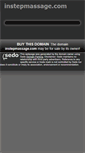 Mobile Screenshot of instepmassage.com